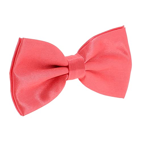cravateSlim Noeud Papillon Corail - Noeud Papillon Homme Couleur Uni - Accessoire Chemise et Costume - Mariage, Cérémonie