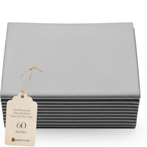 Therma-Flec Heat Resistant Cloth Silver Fabric by...