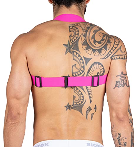 Harnais rose Ricok Couture taille L grand chien robuste - 3