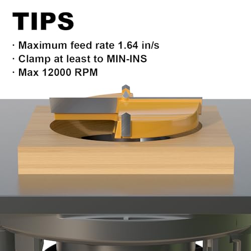 Image of Forstner Bit 1 /2 inch Shank, 3 inch Cutting Diameter, Forstner Drill Bit for Woodworking, Drilling Hole Saw Set, Auger Opener, Hinge Hole Cutter for Plastic, Plywood Products