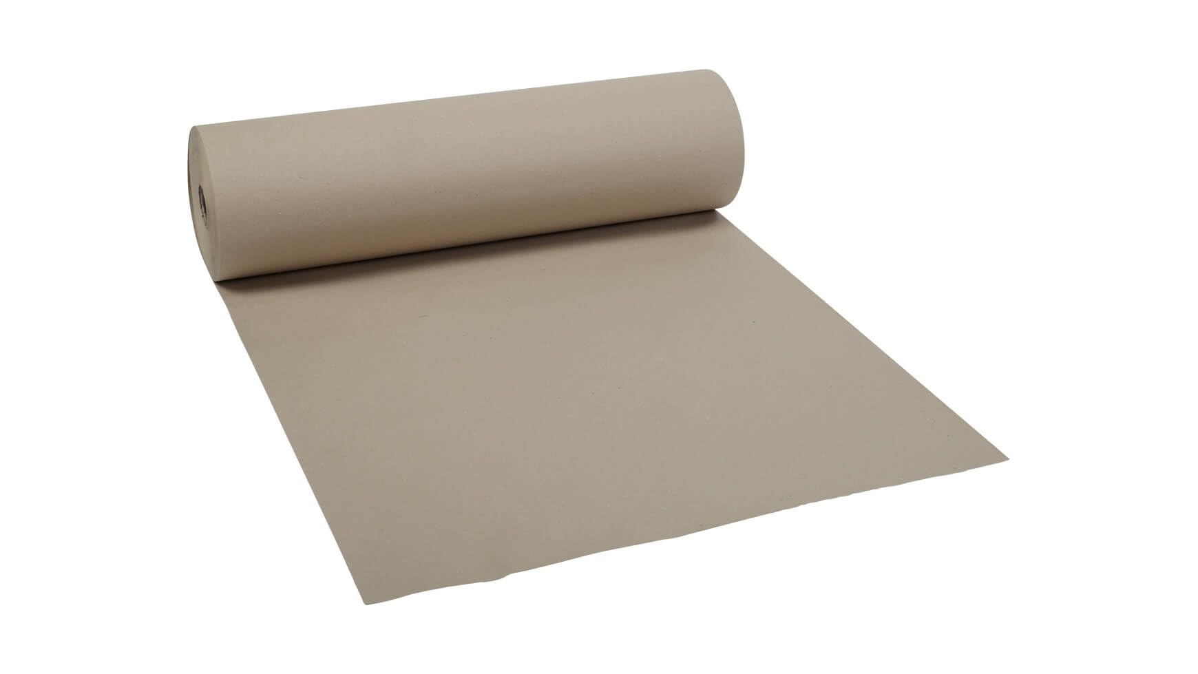 packster 6x Schrenzpapier Packpapier Knüllpapier Rolle 75cm 15kg 80g/qm 250lfm Braungrau