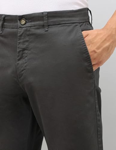 Image of U.S.Polo Association Men's Twill Riley Straight Fit Trousers (USTRO0634S Dark Grey 34)