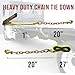 BoxerTool 4 Pack - 2”x 27’ Chain Ratchet Strap 3/8