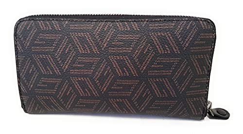 Portefeuille Gabs GMoney17 G cube noir et Nappa Cognac G000140ND X1457 F1612