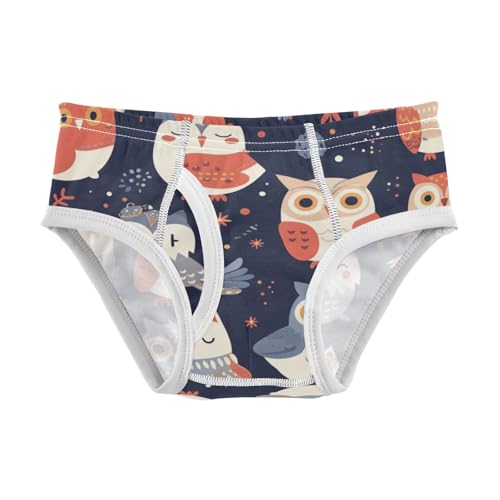 Cute Animal Pattern Cartoon Owls Baby Boys Cotton Kids Underwear Cute Undies