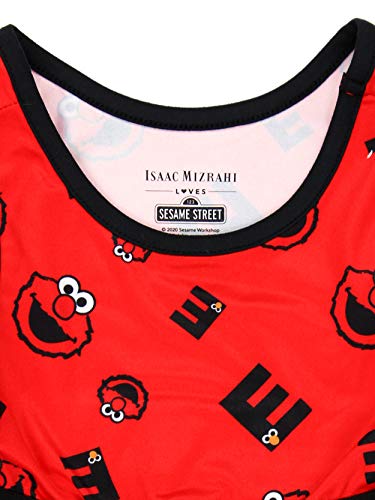 Isaac Mizrahi Loves Sesame Street Elmo Baby Toddler Fit and Flare Soft Dress3