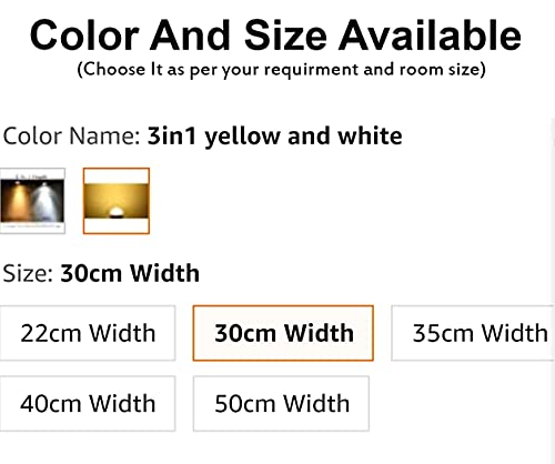 Image of Crystal Glass LED Chandelier Light with Octagonal Glass Bead (Warm White, White and Yellow Colour , 30 cm)