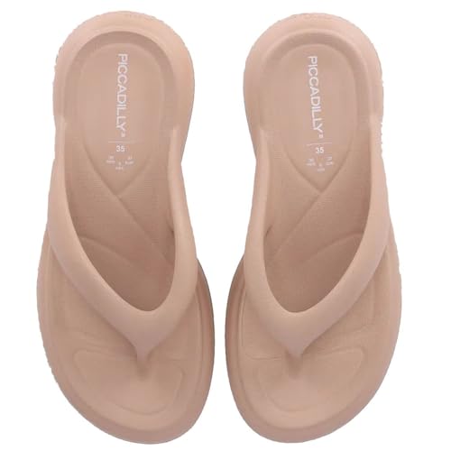 Chinelo Piccadilly Marshmallow Eva Feminino C248001 (Nude, BR, Adulto, Numérico, 38)