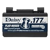 Daisy Outdoor Products .177 Cal. Flathead Pellets (500) (Silver Color, 4.5 mm)
