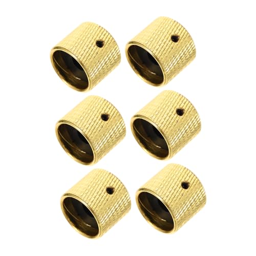 FUNOMOCYA 6pcs Guitar Knob Caps Universal Bass Volume Knobs for Guitar Potentiometer