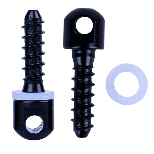 Sling Swivel Studs, Paquete de 6 Tornillos para Madera de 3/4 pulgada miniatura 5