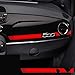 Striscia Cruscotto Per Fiat 500 Abarth Adesivi Stickers Auto Decal Tuning - Blu Lucido