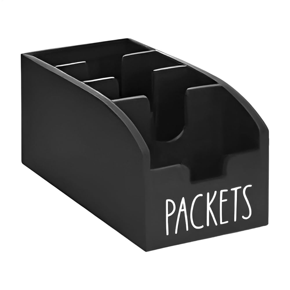 CTRLZS Packet Organizer Pantry - Kitchen Storage Packet Holder, Snack Storage Box Countertop Fast Food Packet Organizer