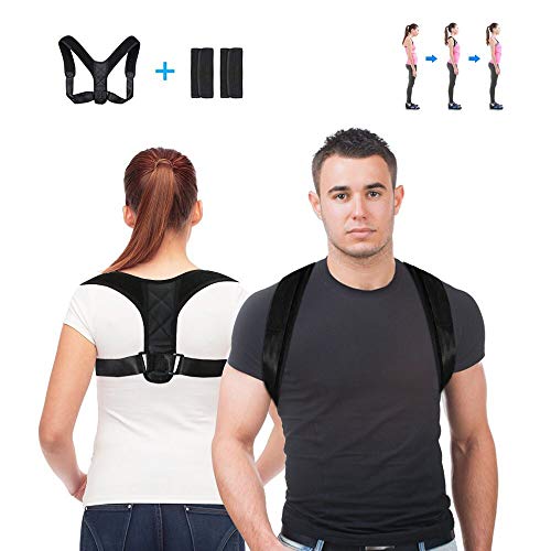 YEFIDER Haltungskorrektur Geradehalter Schulter Rücken Haltungsbandage, ideal zur Therapie für haltungsbedingte Nacken, Rücken und Schulterschmerzen