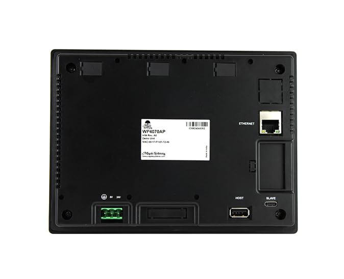 Image of 7 inch Capacitive Web HMI Panel, 1024x600 Display, 1000 nits Brightness, Class 1 Div 2 Rated, WP4070AP