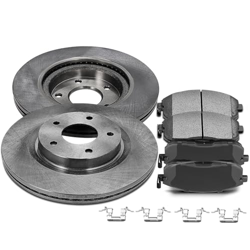 Image of SCITOO Front 11.65 inch Brake Pads and Rotors Kits Fit For Nissan For Altima 2007 2008 2009 2010 2011 2012 2013