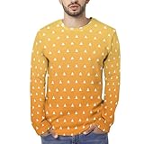 メンズ 長袖tシャツ 鬼滅の刃 我妻善逸 和柄 鱗模様 ロングtシャツ おおきいサイズ トレーナー 春服 秋服 トップス スポーツウェア カジュアル インナーシャツ ギフト プレゼント