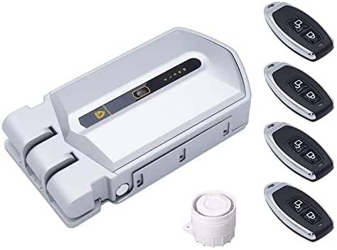 Cerradura Invisible con Alarma 120db Golden Shield, Cerradura electrónica con