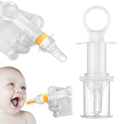 YUVKIN 4 piezas chupete dispensador de medicina para bebé, jeringa para alimentación de medicamentos, agua, leche y vitaminas