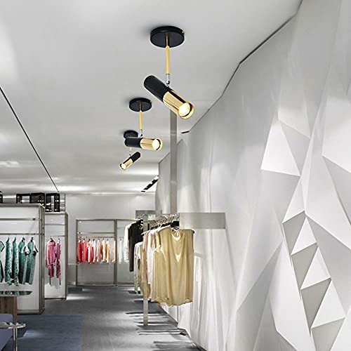 Lámpara de techo giratoria E14 en superficie para salón y pasillos 3