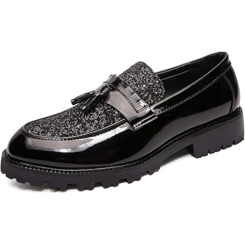 Men's Business Loafers Dress Casual Shoes Slip-On Wedding Party Shoes