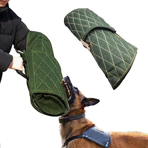 Manga De Mordedura De Perro Manga de entrenamiento para perros Pastor alemán Manga de entrenamiento para perros Manga de entrenamiento para perros Suministros de entrenamiento para perros (65X28CM) Cover