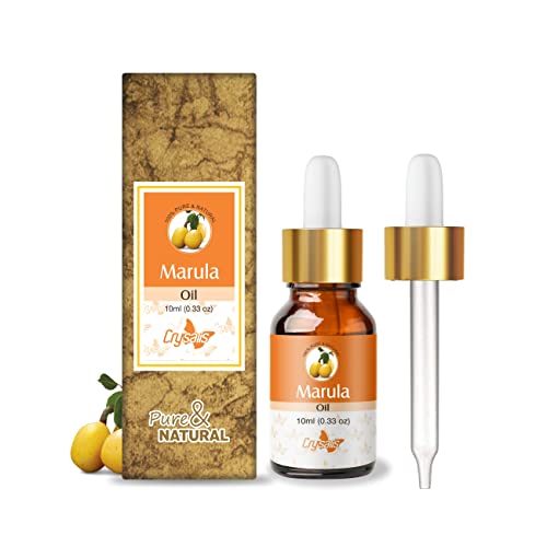 Image of Crysalis Marula (Sclerocarya Birrea) |100% Pure & Natural Undiluted Carrier Oil Organic Standard|Steam Distilled Oil, Lighten Skin, Clean & Moisturize Skin, Skin Care 10ml with dropper
