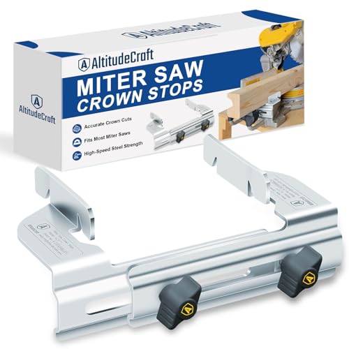 AltitudeCraft Miter Saw Crown Stops, Crown Molding Jig, Fits DEWALT