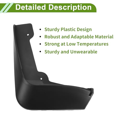 Image of Mud Flaps Splash Guards for Cadillac SLS 2009-2011 Front and Rear Mud Guards 1 Set