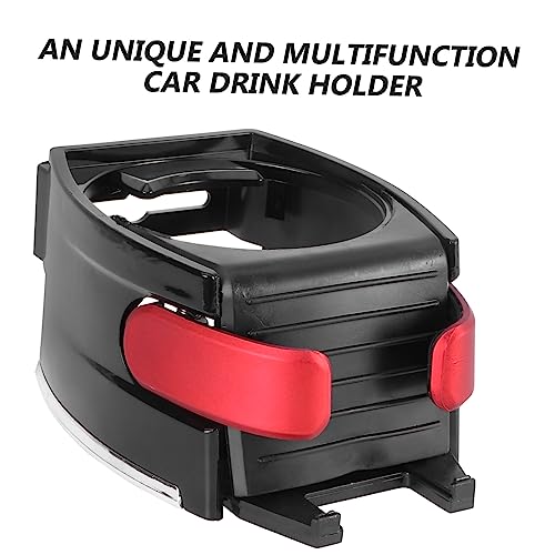 Portavasos y soporte para celular para ventilación de auto negro miniatura 7