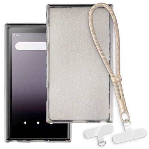 OAGELIM 2-in-1�ی�P�[�X�ƃ��X�g�X�g���b�v Sony NW-A106HN �Ƃ̌݊������� ���O���\�ȃ��j���[�h�t���d�b�J�o�[�A����~�ߕ����h�~�O���b�v�n���h�� (�u���b�N + �S�[���h)