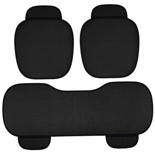 Tapis de siège de voiture noir avec coussin de chaise réutilisable SUV
