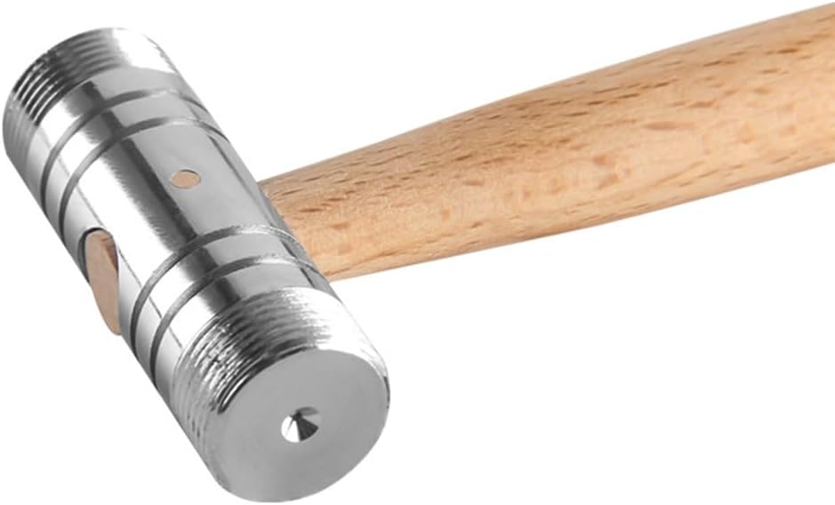 Lightweight Double Head Hammer for Watchmakers and Instrument Repair Wood Handle