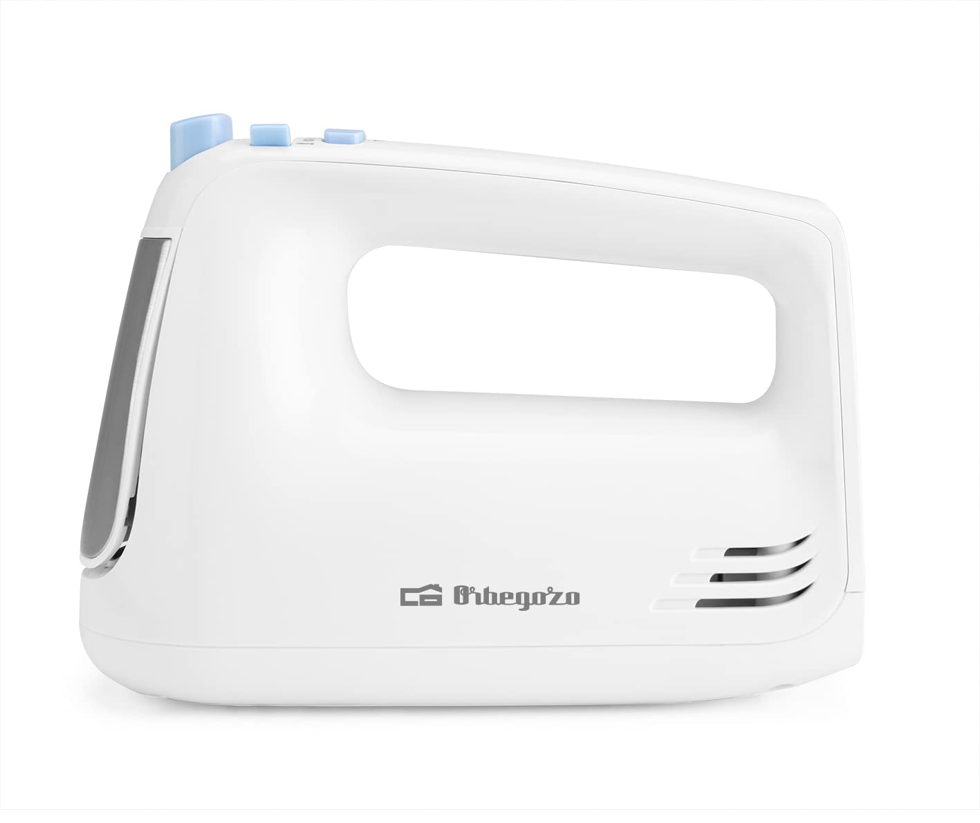 Orbegozo BA 3600 - Batidora Amasadora, 5 niveles de velocidad, botón turbo, varillas de acero inoxidable, 400 W