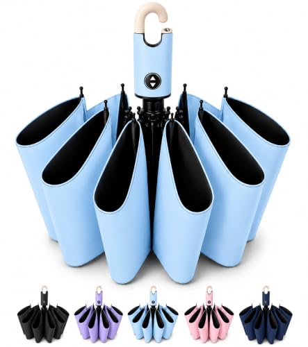 Image of Umbrella for Women | Umbrellas for Men | UV Coated 3 Fold Umbrella for Rain with Auto Open and Close Small Folding Travel-Foldable Windshield