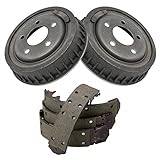 TRQ Rear Brake Shoe & Drum Kit Compatible with 1998-2009 Ford Ranger Mazda B4000