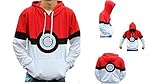 Pokemon Pokeball Hoodie Large