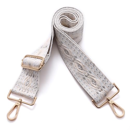 Image of Canvas Crossbody Strap for Handbags - Wide Adjustable Shoulder Strap Replacement