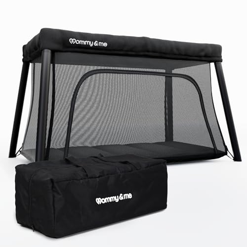 Mommy&Me Travel Crib - Lightweight, Easy to Carry, Ready in