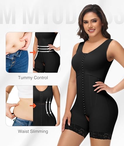 Image of M MYODRESS Fajas Colombianas Moldeadoras Body Shaper Shaping Girdles Full Body Shapewear Post Surgery Compression Garment