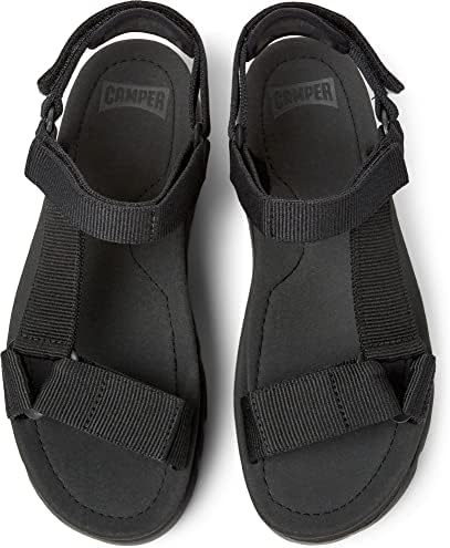 Camper Women's Fashion Sandal, Black, 9 | Image 2