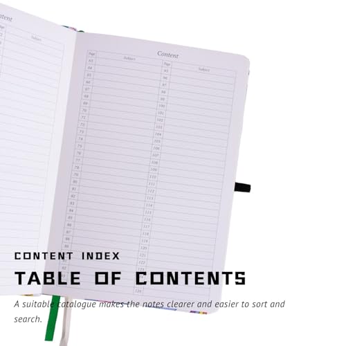 Journal à pois A5 carnet de notes pointillé papier 160g/m² couverture rigide - 3