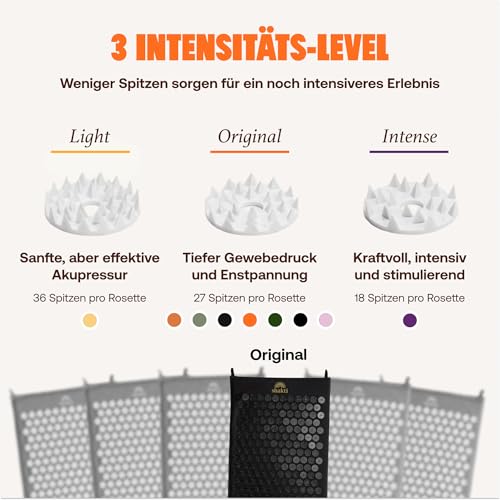 ShaktiMat [Das Original seit 2007] Akupressurmatte zur Entspannung für Rücken, Nacken, Füße, Ethische Handarbeit… – Ansicht 4