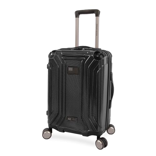 Highland Tactical Hardside Carry-On Luggage, Black, 21 inch