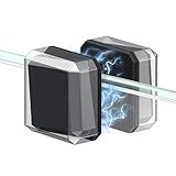 Pawfly Magnetic Aquarium Glass Cleaner 1 Inch Mini Aquarium Magnetic Brush Fish Tank Magnetic Glass Cleaner Small Stain Scrubber Brush Aquarium Cleaning Tool for 1/5 Inch Thick Glass (Non-Floatable)