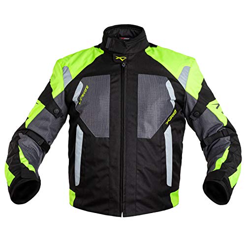 A-Pro Giacca Moto Mesh Rete Cordura Tessuto Estiva...