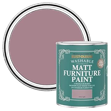 Rust-Oleum Pink Furniture Paint in Matt Finish - Little Light 750ml