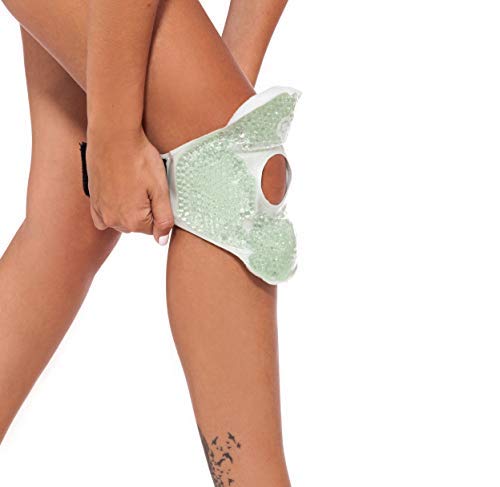 Knee & Elbow Ice Pack | Freezable & Reusable | Ideal for Relieving ACL & MCL Swelling, Meniscus Tears & Arthritis Pain, and Sports Injuries | Hot/Cold Therapy Gel Bead Wrap