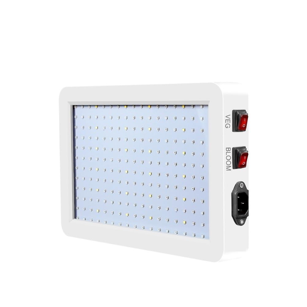 Lampada da coltivazione a LED for piante a spettro completo in serra for interno Phytolamp idroponico,Raffreddamento silenzioso(216LED)
