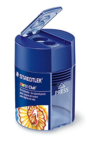 STAEDTLER 512 002 Doppelspitzdose Noris Club, Rund, Anspitzer